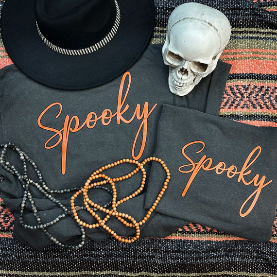 Spooky Adult Screen Print Heat Transfer