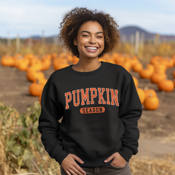 Pumpkin Season  Screen Print Heat Transfer