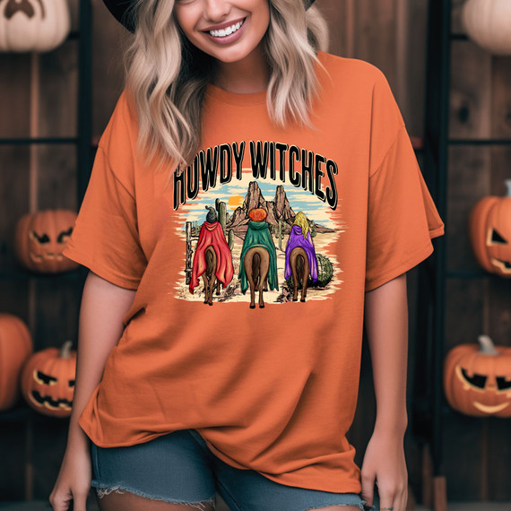 Howdy Witches DTF Heat Transfer