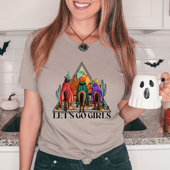 Let's Go Girls Witches DTF Heat Transfer
