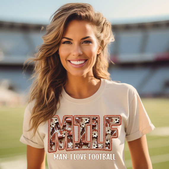 MILF Man, I Love Football DTF Heat Transfer