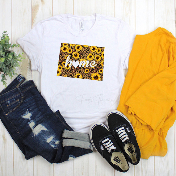 Colorado Leopard Sunflower home Sublimation Transfer