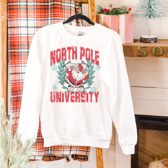 North Pole University DTF Heat Transfer