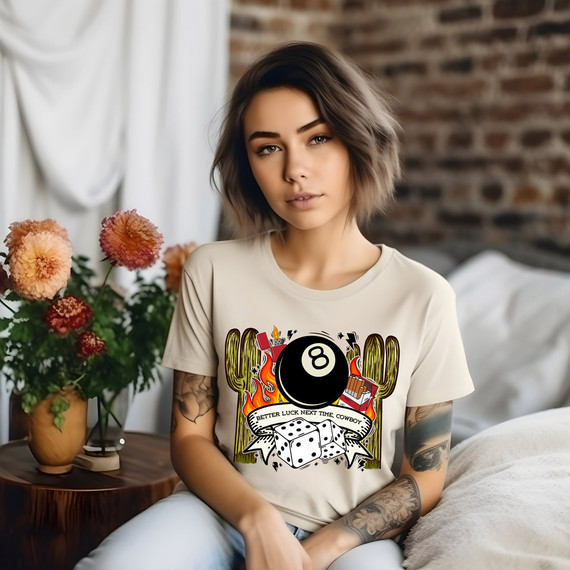 Better Luck Next Time, Cowboy DTF Heat Transfer