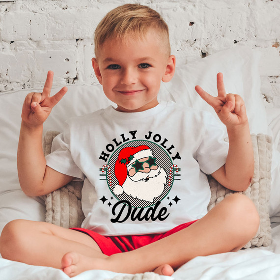 Holly Jolly Dude DTF Heat Transfer Holly Jolly Dude DTF Heat Transfer
