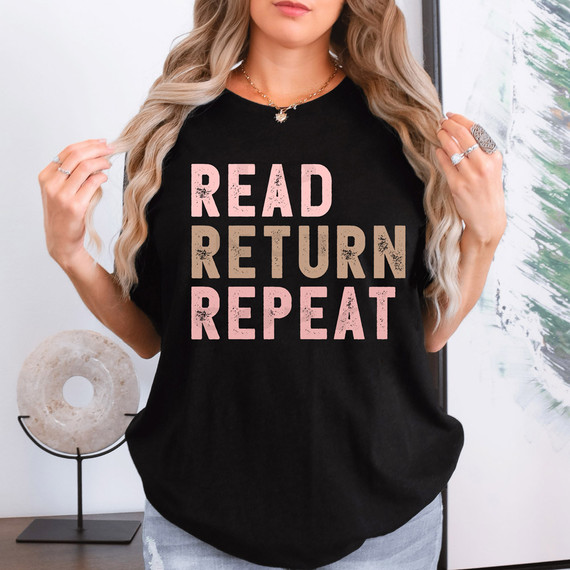 Read Return Repeat DTF Heat Transfer