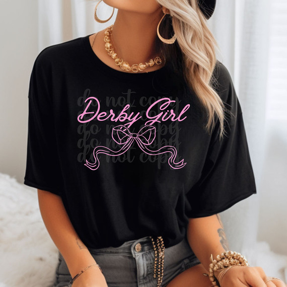 Derby Girl DTF Heat Transfer