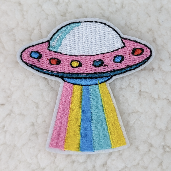 UFO Embroidered  HAT/POCKET Patch