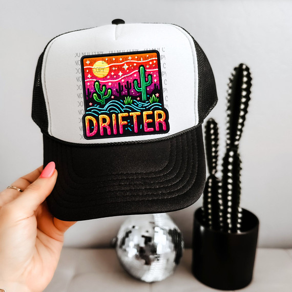 Drifter Faux Patch Sublimation Transfer