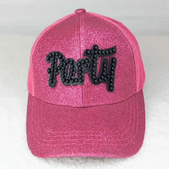 GLUE ON Party Black Pearl HAT/POCKET Patch