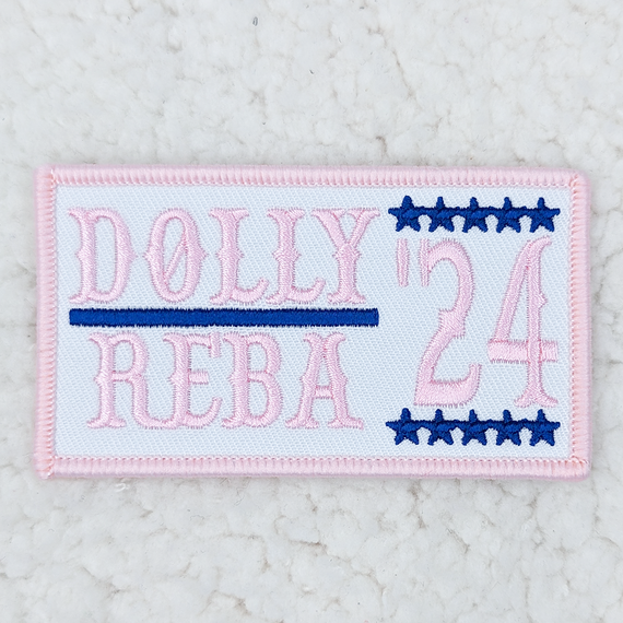 Dolly Reba '24 Embroidered HAT/POCKET Patch