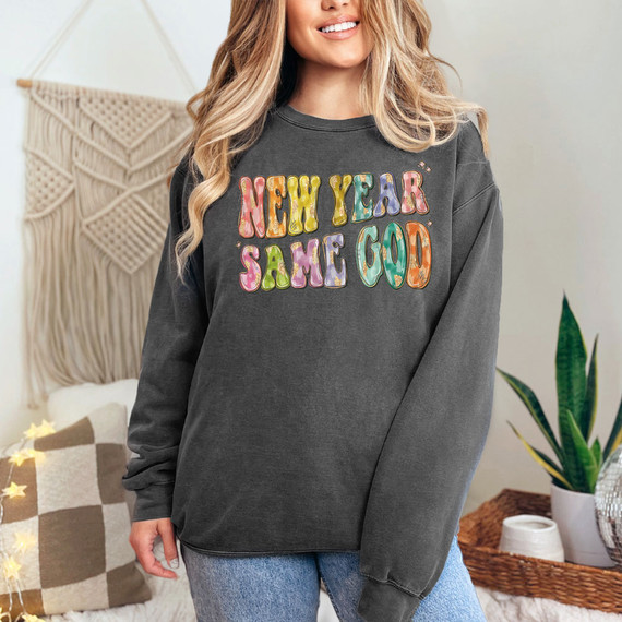 New Year Same God DTF Heat Transfer