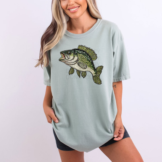 Faux Rhinestone Bass DTF Heat Transfer