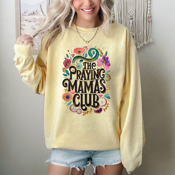 The Praying Mamas Club DTF Heat Transfer