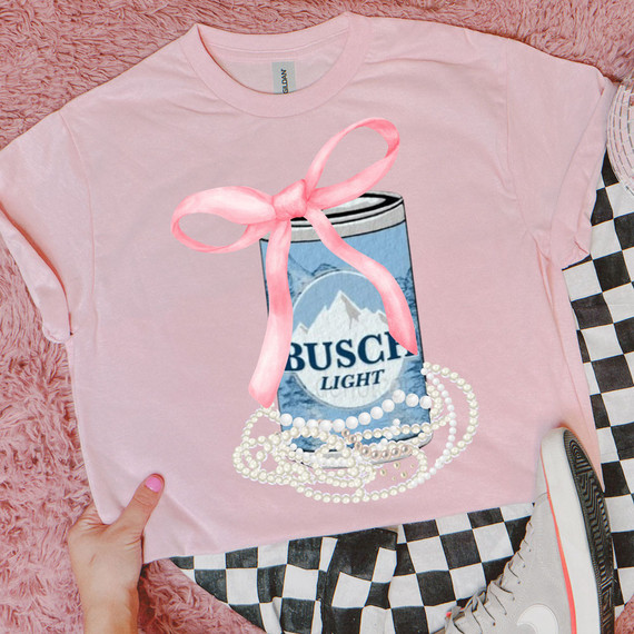 Busch Lt Coquette Bow DTF Heat Transfer 