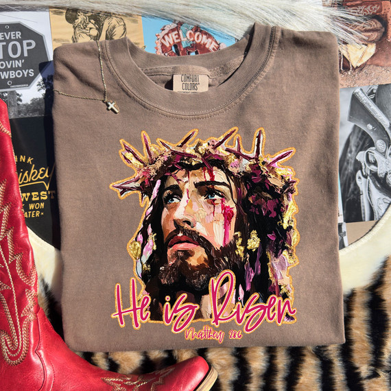 He Is Risen Jesus DTF Heat Transfer