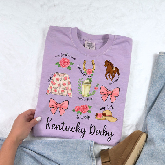 Kentucky Derby Bows DTF Heat Transfer 