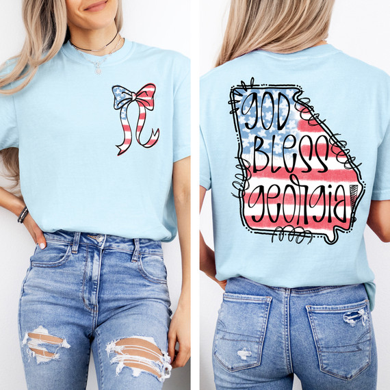 God Bless - Pick Your State SET DTF Heat Transfer