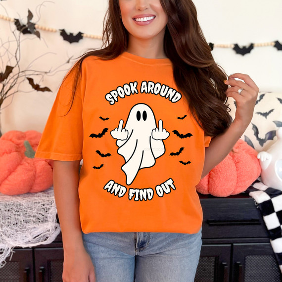 Spook Around And Find Out DTF Heat Transfer