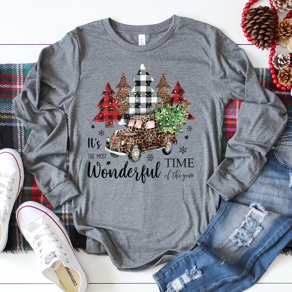 It's The Most Wonderful Time Of The Year Screen Print Heat Transfer