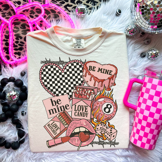 Vintage Retro Valentine Collage DTF Heat Transfer