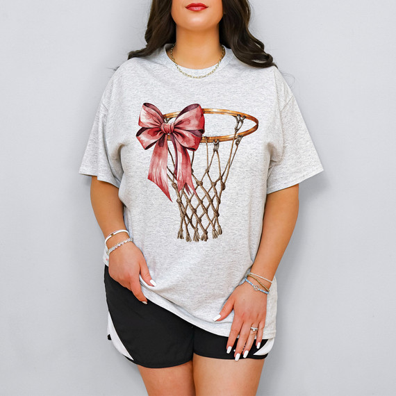 Coquette Basketball Hoop DTF Heat Transfer