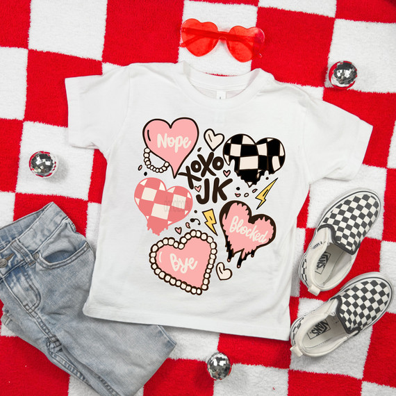 Retro Heart Candies DTF Heat Transfer