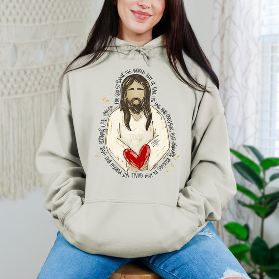 For God So Loved the World That He Gave His One And Only Son DTF Heat Transfer