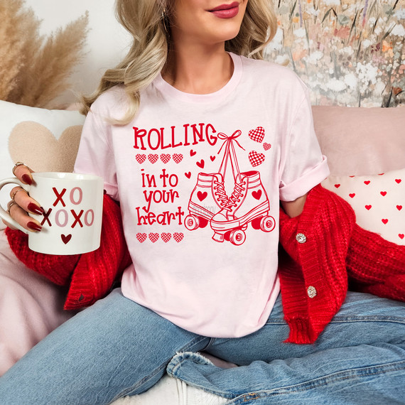 Rolling Into Your Heart DTF Heat Transfer
