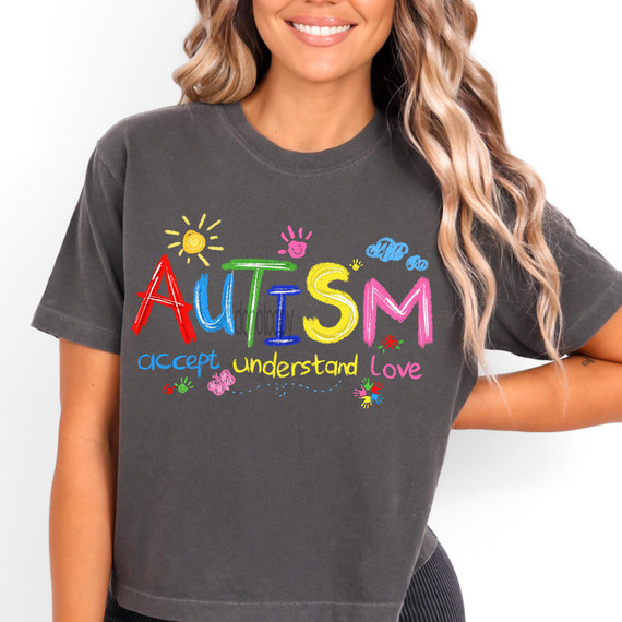 Autism Accept Love Understand DTF Heat Transfer