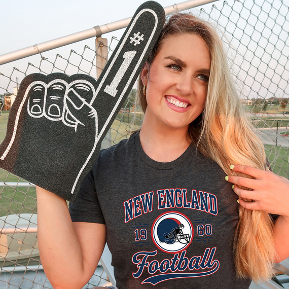 Vintage NE Football DTF Heat Transfer