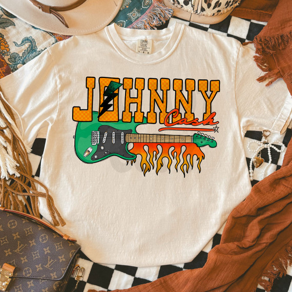Johnny Band Tee DTF Heat Transfer