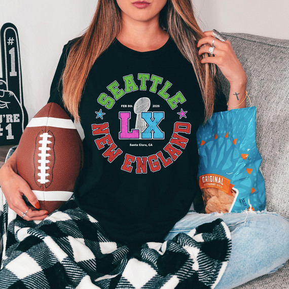 Seattle vs New England LX DTF Heat Transfer