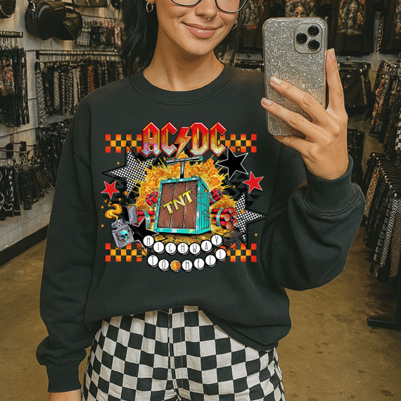 TNT Band Tee DTF Heat Transfer