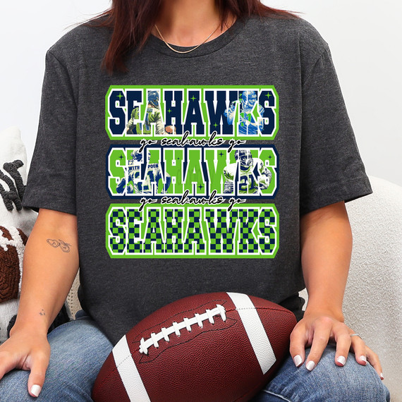 Go Seahawks Go DTF Heat Transfer