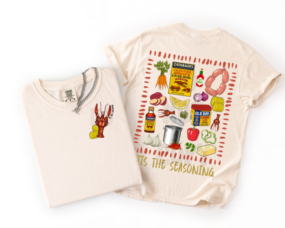 Tis The Seasoning Crawfish Boil SET DTF Heat Transfer