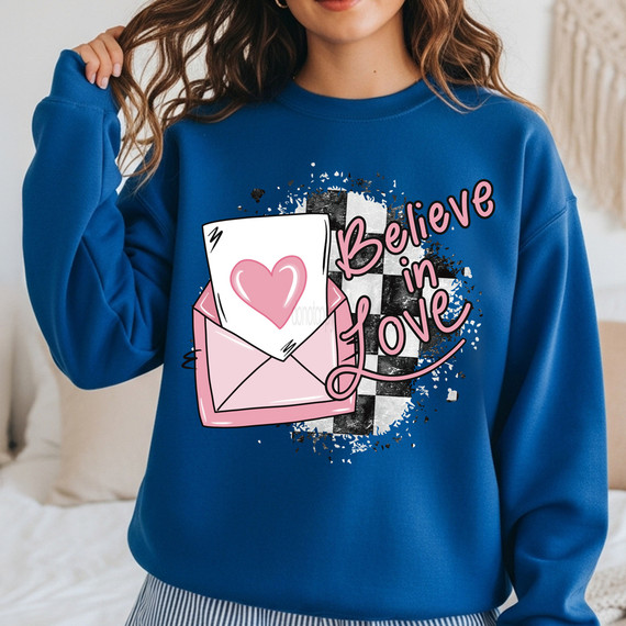 Retro Believe In Love DTF Heat Transfer