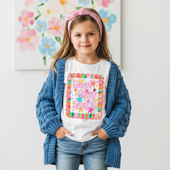 Retro Grace Upon Grace DTF Heat Transfer