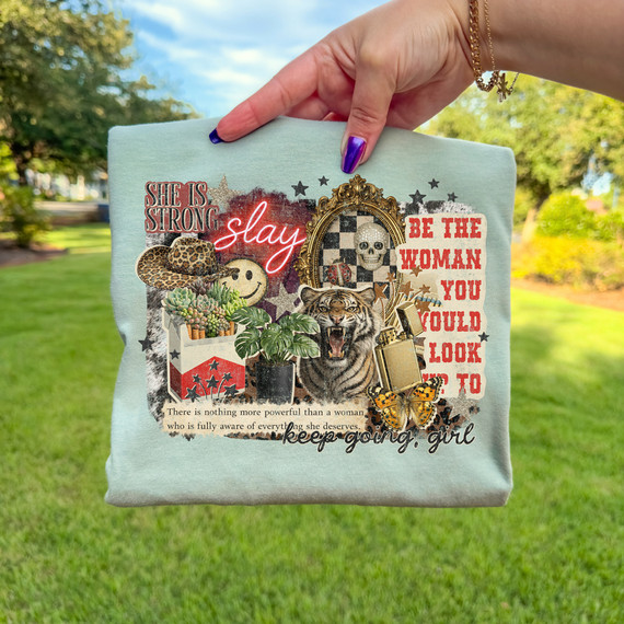 Strong Woman Collage DTF Heat Transfer