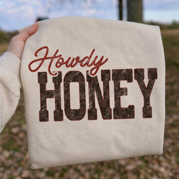 Howdy Honey Western DTF Heat Transfer