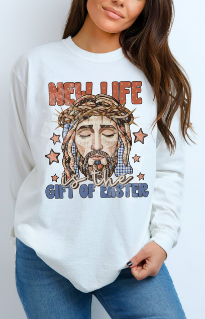 New Life Is the Gift of Easter DTF Heat Transfer