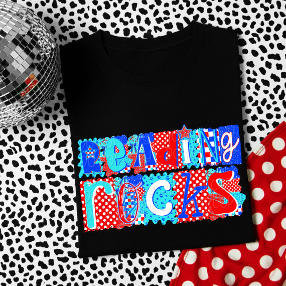 Reading Rocks DTF Heat Transfer