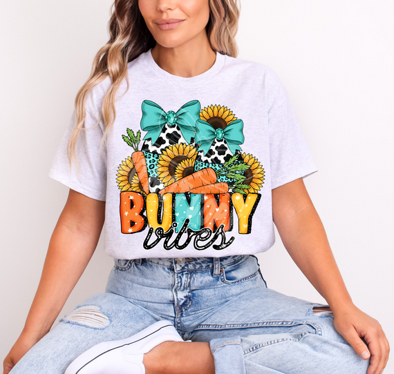 Bunny Vibes DTF Heat Transfer