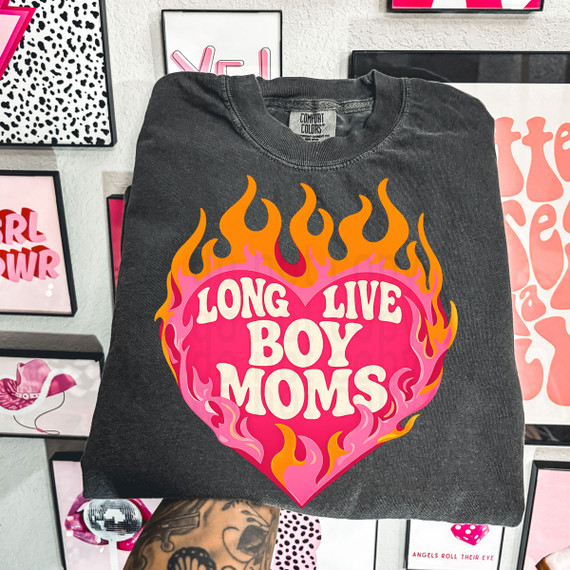 Long Live Boy Moms DTF Heat Transfer