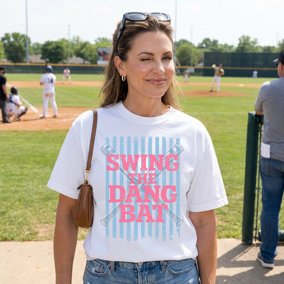 Swing The Dang Bat DTF Heat Transfer