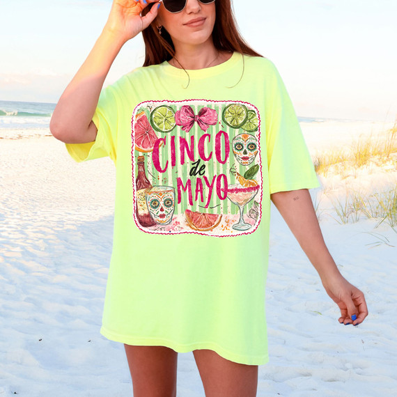 Cinco De Mayo Fiesta DTF Heat Transfer