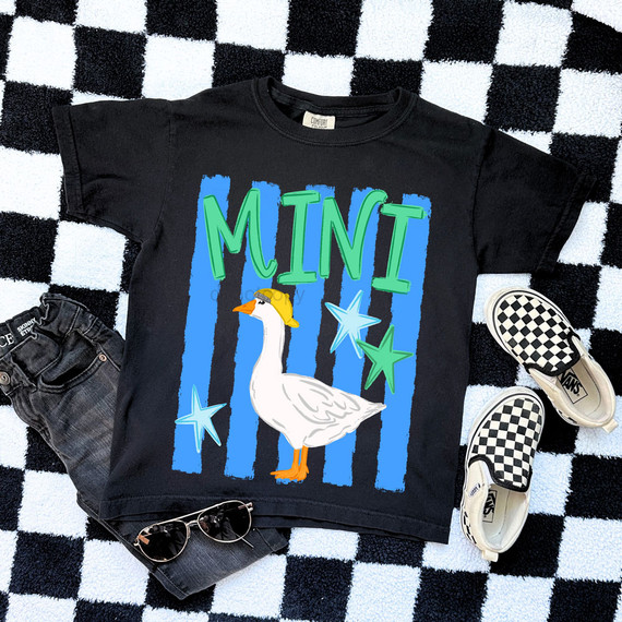 Mini Goose Snapback DTF Heat Transfer