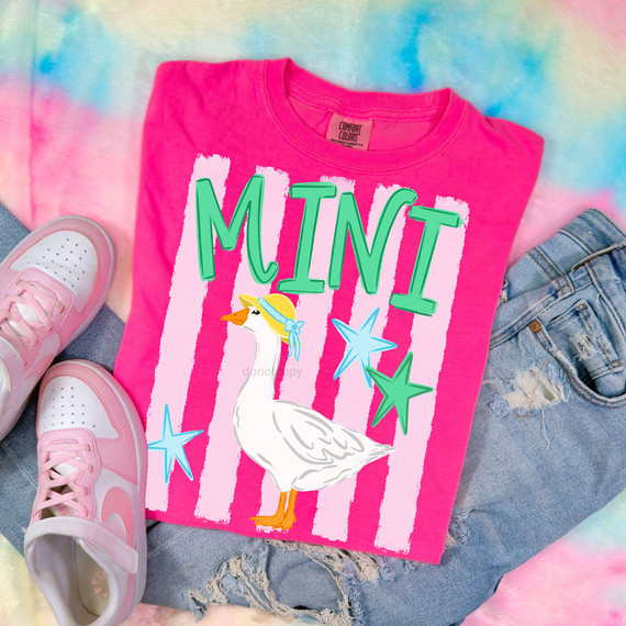 Mini Goose GIrly DTF Heat Transfer