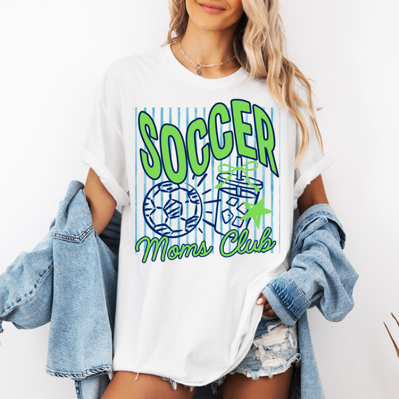 Soccer Moms Club DTF Heat Transfer