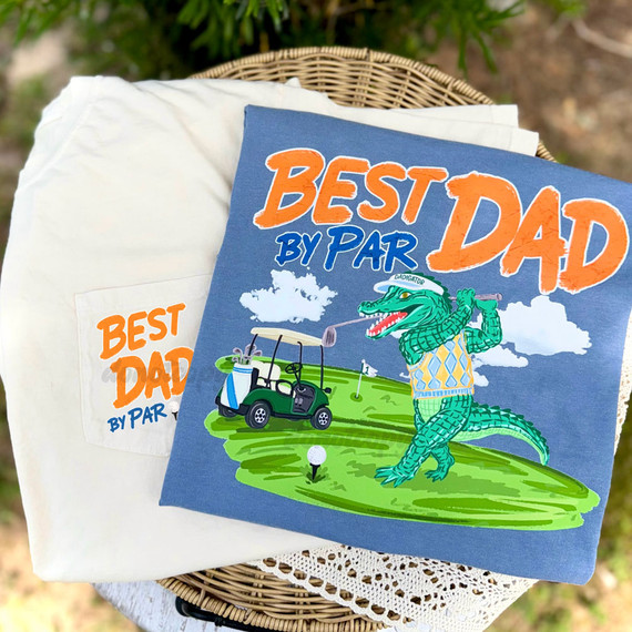 Best Dad By Par Gator SET DTF Heat Transfer